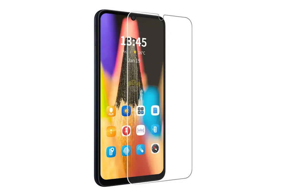 Wigento Handyhülle Für Motorola Moto G06 4G 1x 2.5D 9H Hart Glas Display Schutzglas Folie, 0,26mm 9H 2.5D Hart Glas Folie, hoher Schutz