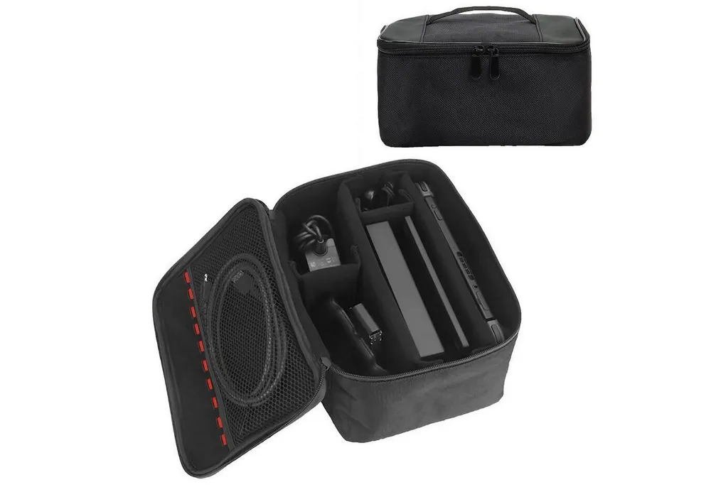 Wigento Handyhülle Für Nintendo Switch 2 Aufbewahrungstasche Shockproof Schwarz, Shockproof & druckfest