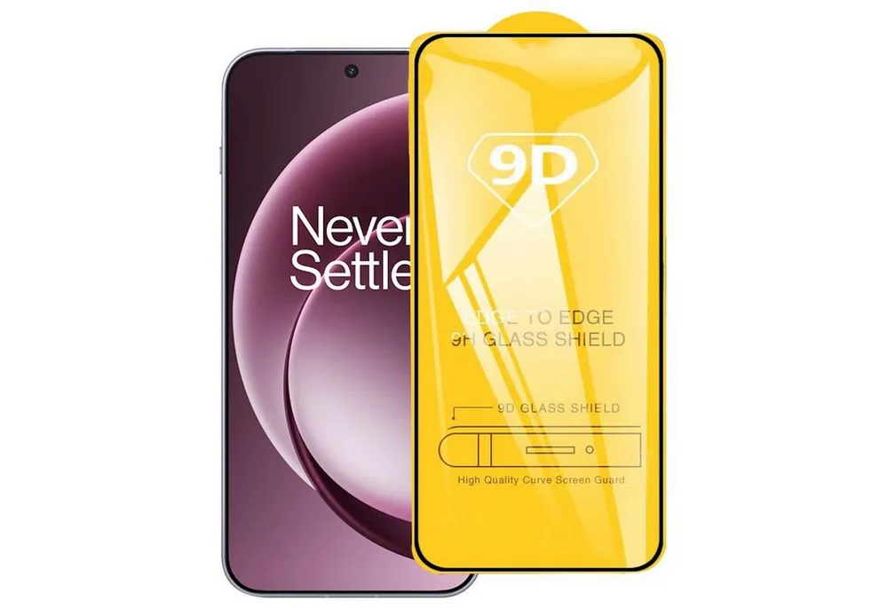 Wigento Handyhülle Für OnePlus 15 9D Full Schutz Folie Displayschutz Hart Glas, 9D Hart Glas, hohe Härte, ultra-dünn