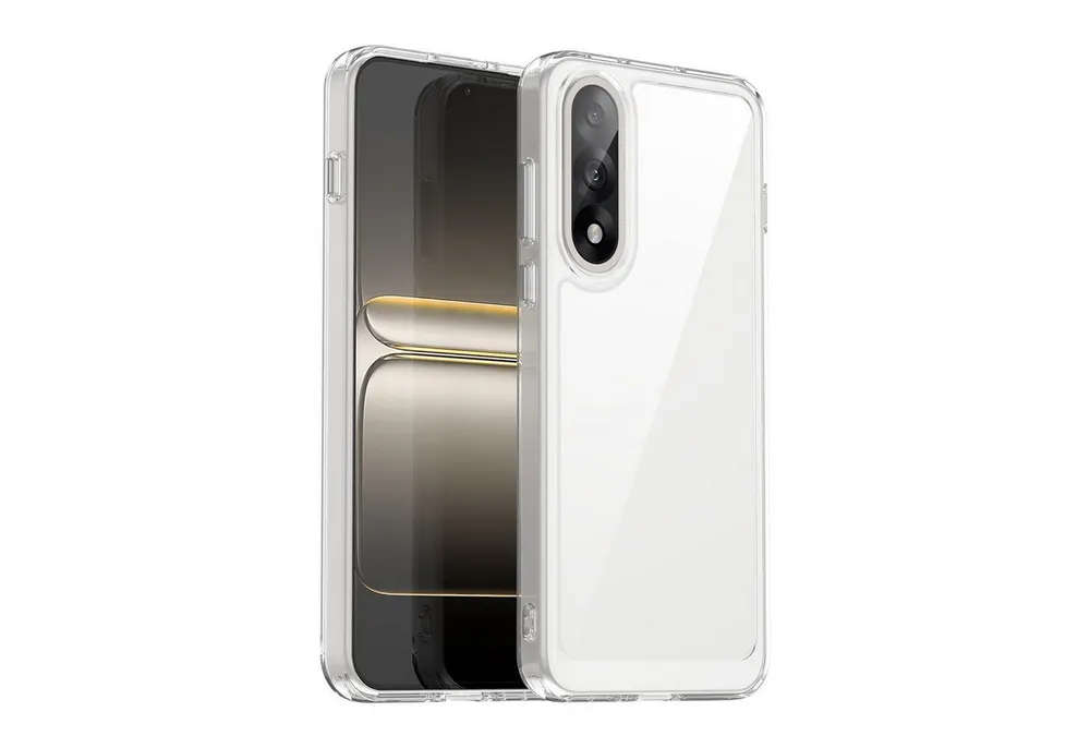 Wigento Handyhülle Für OnePlus Nord 5 Colorful Series TPU Acryl Schutz Hülle Transparent, Colorful Series Hybrid Schutzhülle