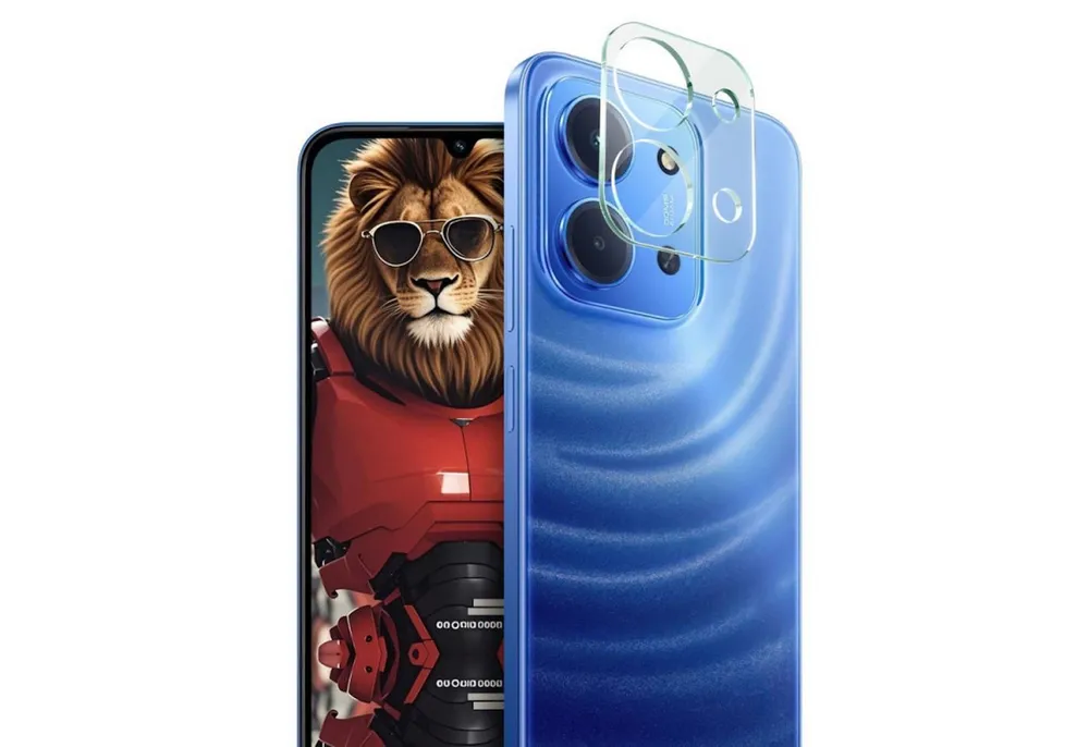Wigento Handyhülle Für Xiaomi Redmi 15C 5G / 4G Schutz Hart Glas 9H Kamera Komplettschutz, 9H Glas, HD-Klarheit, kratzfest