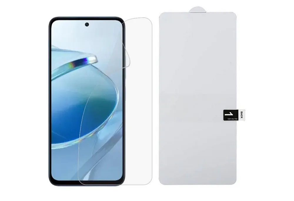 Wigento Handyhülle Für Xiaomi Redmi 15C 5G / 4G Screen Hydrogel Display Schutz Folie, Vollbildschutz, Explosion-proof Hydrogel-Film