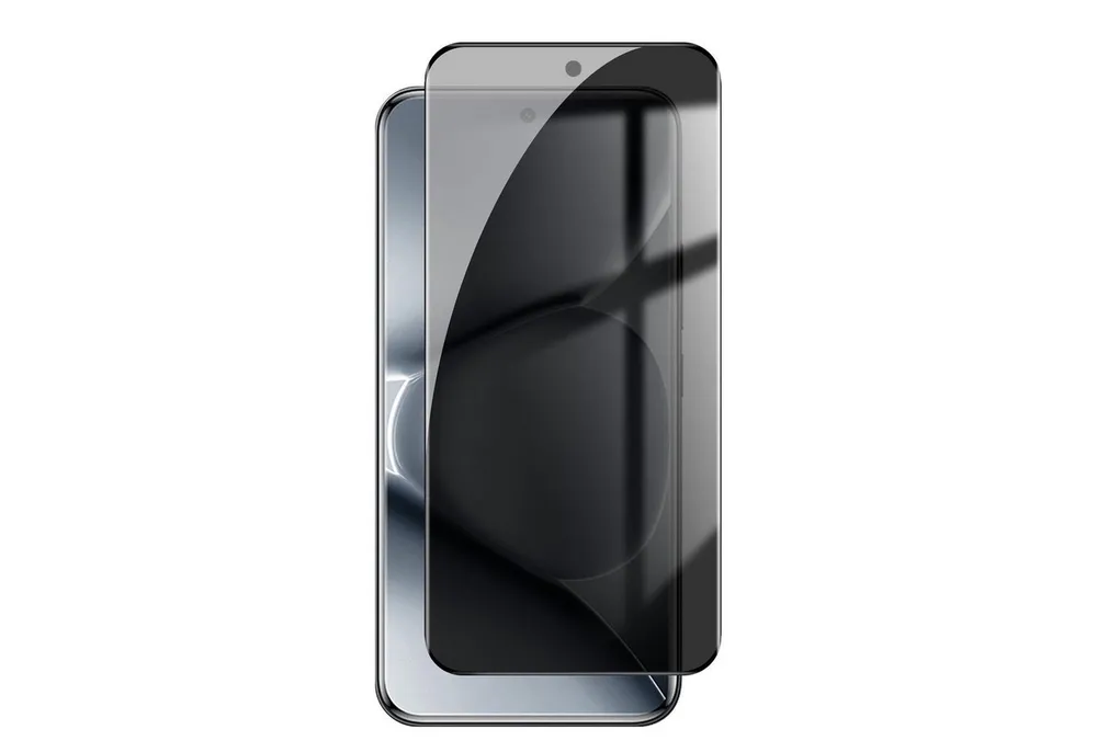 Wigento Handyhülle Für Xiaomi Redmi Note 15 Pro Plus 5G 1x 3D Privacy Curved Schutzglas, 3D Curved, Privacy, Schwarzrand