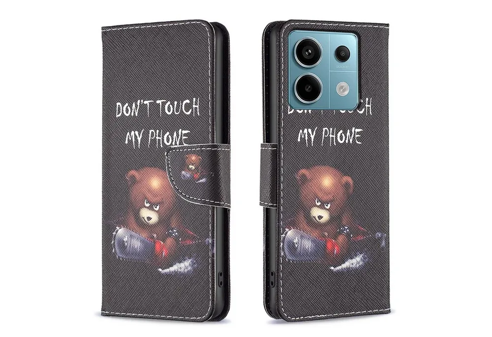 Wigento Handyhülle Für Xiaomi Redmi Note 13 Pro / Poco X6 Kunstleder Tasche Book Motiv 6