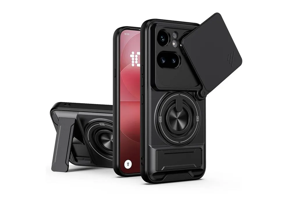 Wigento Handyhülle Magnetisch für Nothing Phone 4a Pro Camshield Stand Magnetisch Case 6,83 Zoll, Magnetisch, Camshield, Standfunktion