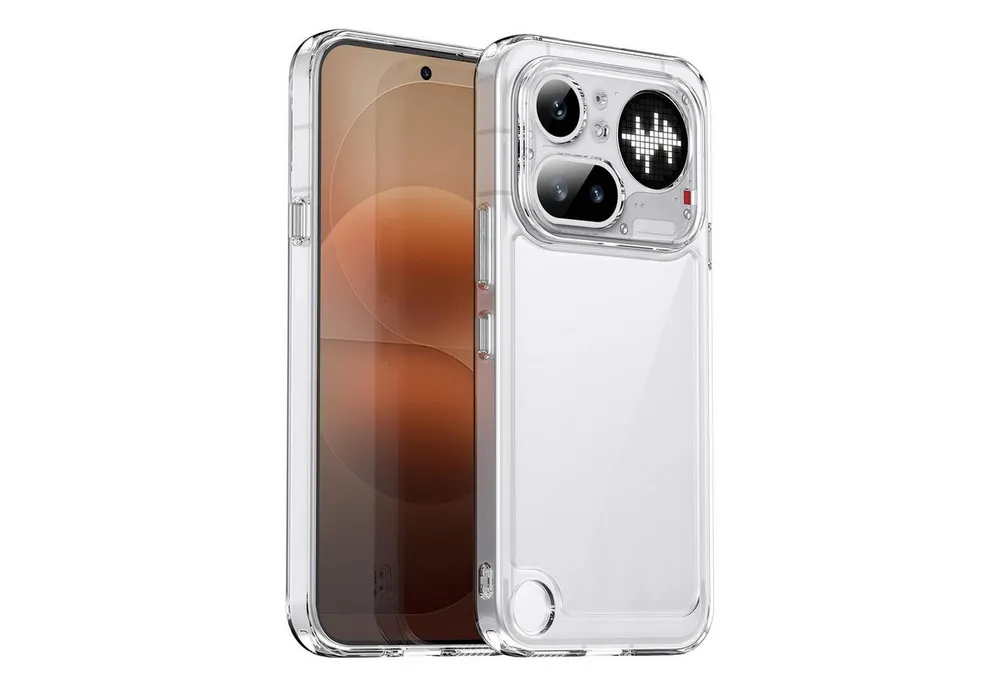Wigento Handyhülle Stoßfest für Nothing Phone 4a Pro Colorful Series TPU Acryl Hybrid 6,83 Zoll, Colorful Series Hybrid Schutzhülle