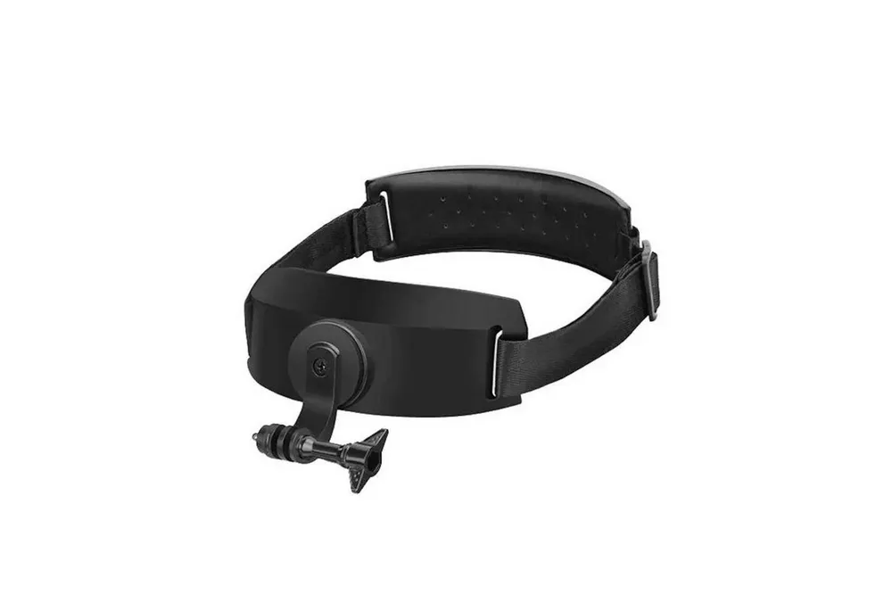Wigento Head Strap Kopfhalterung für DJI Action 5 Pro / 4 / 3 Kamera Zubehör Zubehör Drohne (Kompakt, Leicht, Flexibel, Robust, Passgenau)