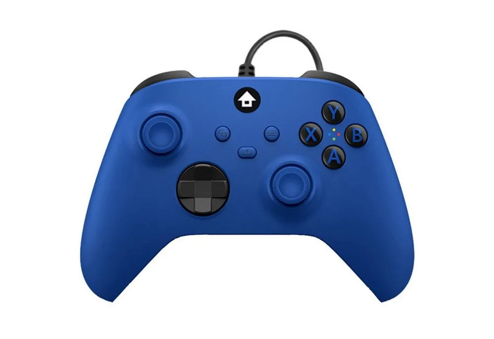 Wigento Kabelgebundener Gaming Controller für Xbox One / Series S / X / PC Xbox-Controller (Kabelgebunden, Dual Vibration, 3,5 mm Kopfhöreranschluss)