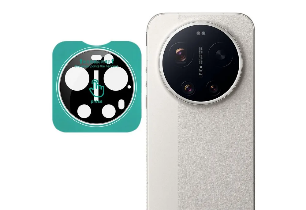 Wigento Kameraschutzglas Linsenschutz für Xiaomi 17 Ultra 9H Hartglas mit Anbringhilfe für Xiaomi 17 Ultra, Selbstpositionierend, HD klar