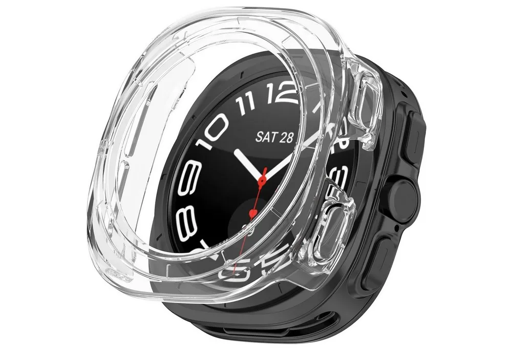 Wigento Smartwatch-Hülle Für Samsung Galaxy Watch Ultra 47mm PC Smart Gehäuse Hülle Transparent