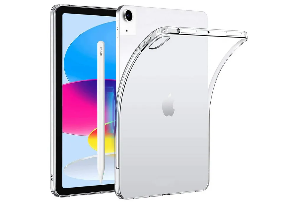 Wigento Tablet-Hülle Für Apple iPad 11. Gen A16 2025 / 10.9 2022 Hülle TPU Silikon dünn