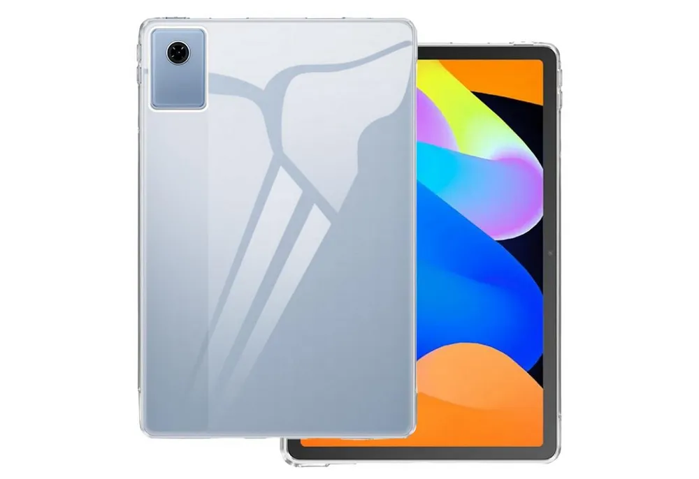 Wigento Tablet-Hülle Für Lenovo Idea Tab 11 Zoll Schock TPU Silikon Schutzhülle Transparent, Schock Silikon TPU Tablet Schutz Hülle