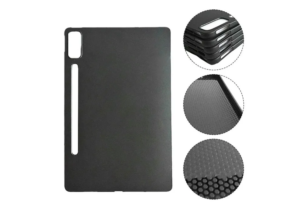 Wigento Tablet-Hülle Für Lenovo Tab P12 12.7 Tablet Tasche Hülle TPU Silikon Cover Case