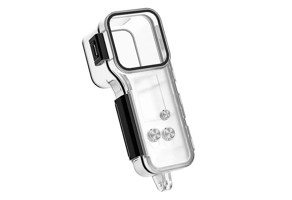 Wigento Unterwasser Schutzgehäuse für DJI Osmo Pocket 4 Wasserdicht 50m Kamera Zubehör Drohne (Kompakt, Leicht, Magnetisch, Passgenau, Mit Lanyard)