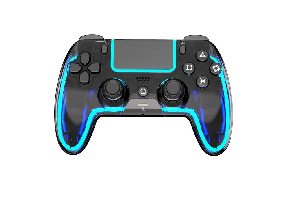 Wigento Wireless Controller PS5 Dual Hall Effect Joystick ABS Schwarz Gaming-Adapter, 0 cm, Hall Effect Joysticks