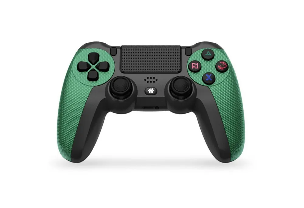 Wigento Wireless Gaming Controller für PS4 Lichtleiste 6-Achsen Vibration PlayStation 4-Controller (Bluetooth, 6 Achsen Steuerung, Vibrationsfunktion)