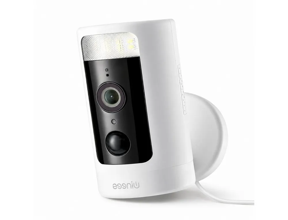 Winees Überwachungskamera (Außenbereich, 4MP 2K WLAN IP Sicherheitskamera zur Heim-& Außenüberwachung, 1-tlg., Schwenk-/Neigbar, Spotlight & IR-Farbnachtsicht, IP-Außenkamera, Auto-Verfolgung, Personen- & Fahrzeugerkennung, Alexa, Zwei-Wege-Audio)