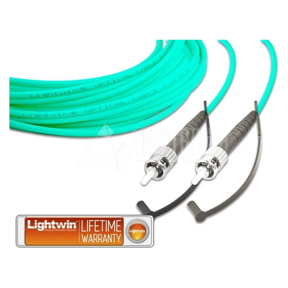 Wirewin High Quality Simplex LWL Patchkabel, MM OM3, ST