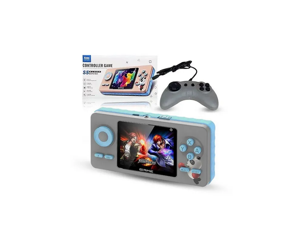 Wisam Retro TV Konsole mit Gamepad Grau