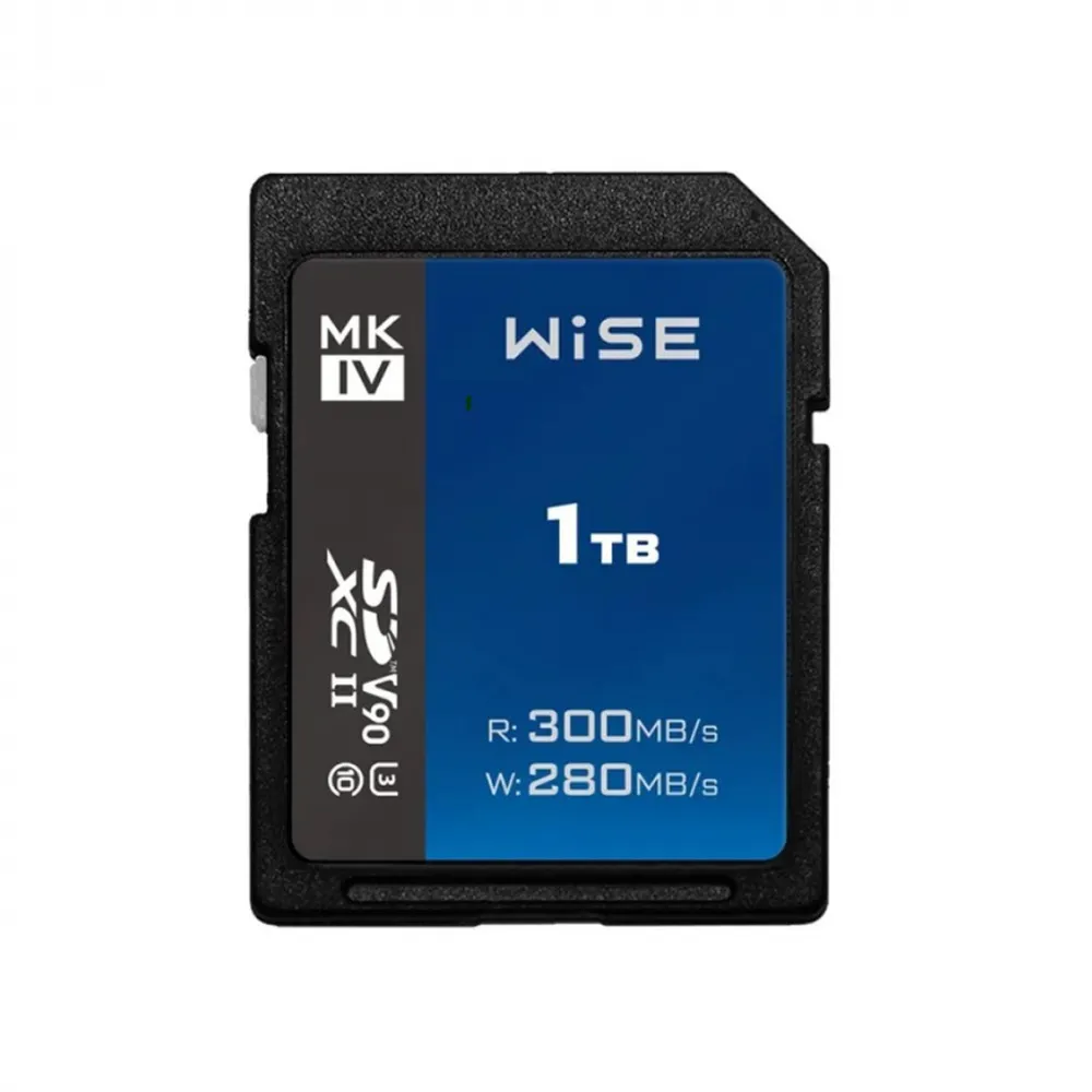 Wise 1TB SDXC UHS-II 300 MB/s V90 MK-IV