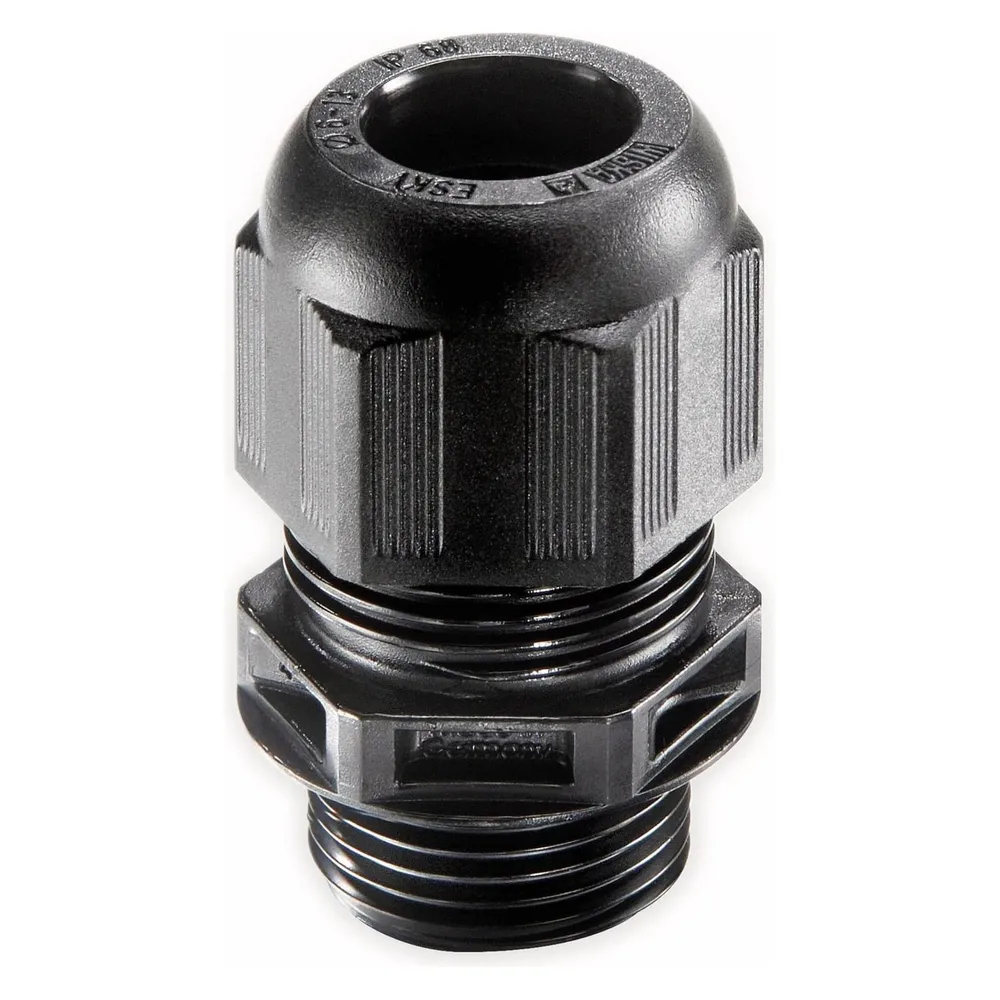 WISKA Kabelverschraubung, 10061864, ESKV 20 PLUS, M 20x1,5, metrisch, Schwarz