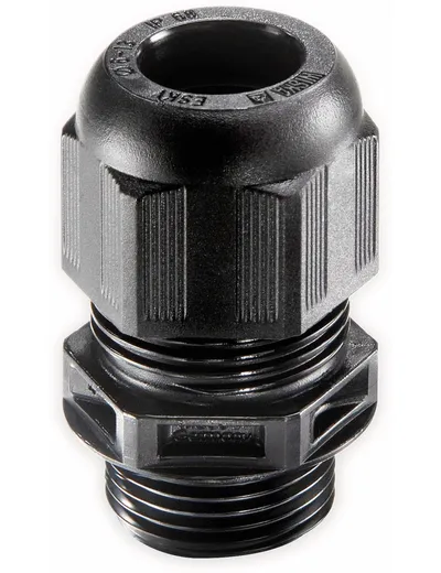 WISKA Kabelverschraubung, 10066124, ESKV 32, M 32x1,5, metrisch, Schwarz