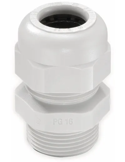 WISKA Kabelverschraubung, 10066404, SKV 16, PG 16, PG, Lichtgrau