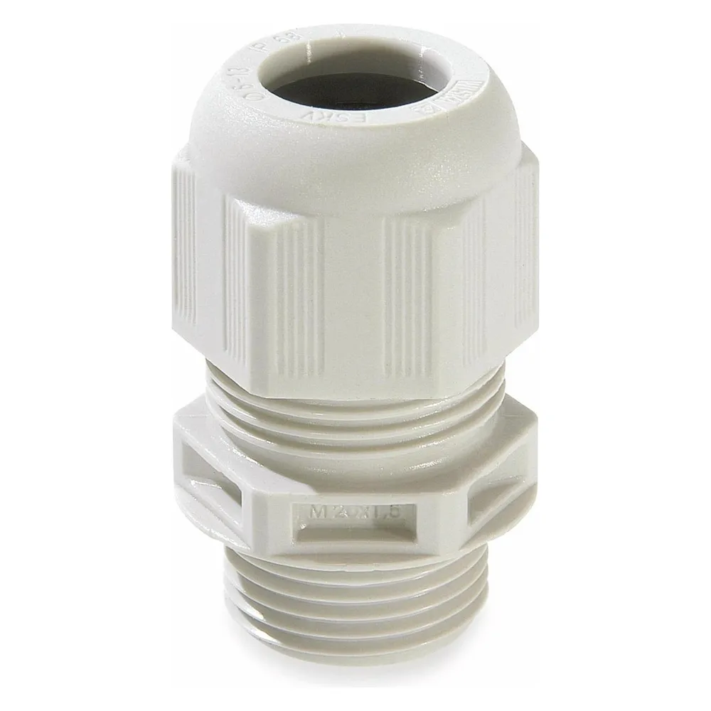 WISKA Kabelverschraubung, 10066410, ESKV 12, M 12x1,5, metrisch, Lichtgrau