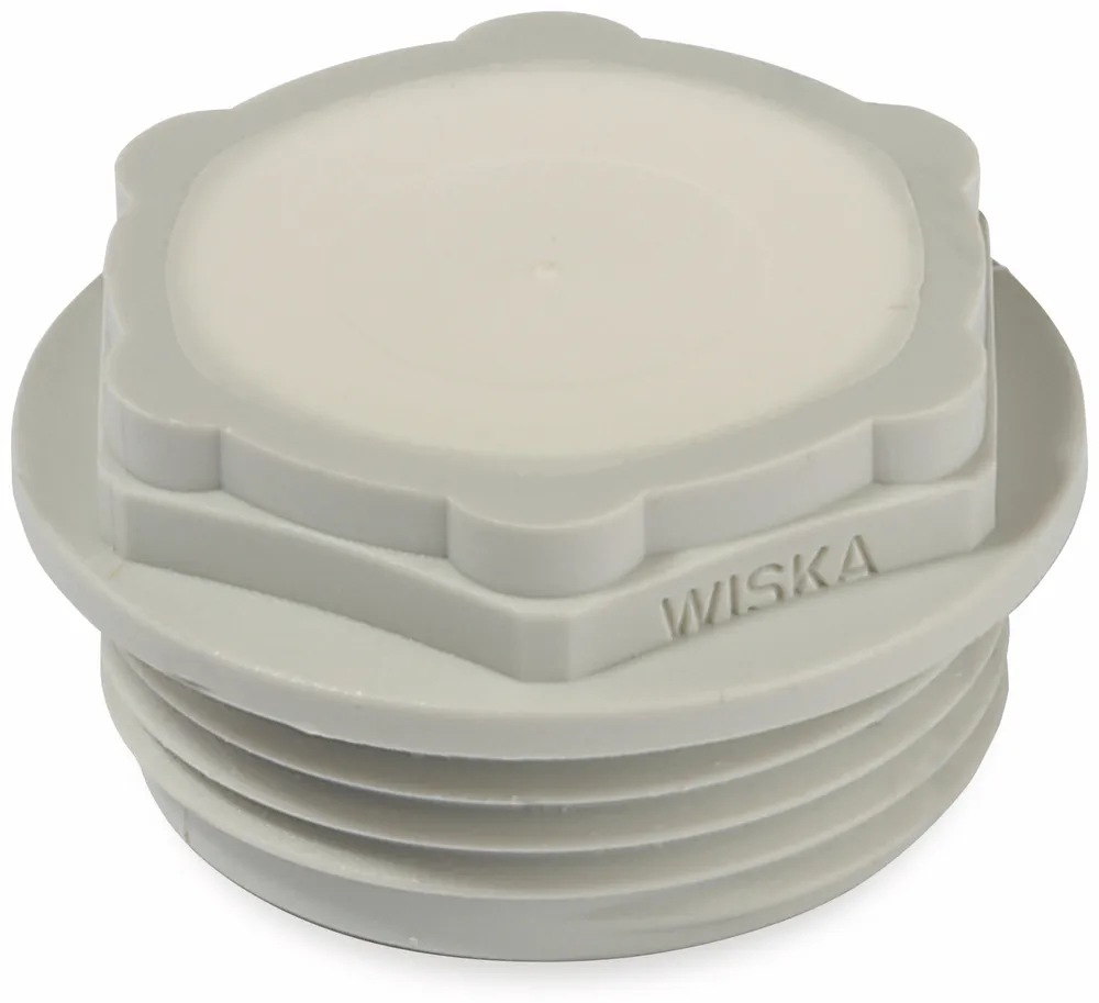 WISKA Membranschraube, 10062568, EMS 20, RAL 7035, Lichtgrau