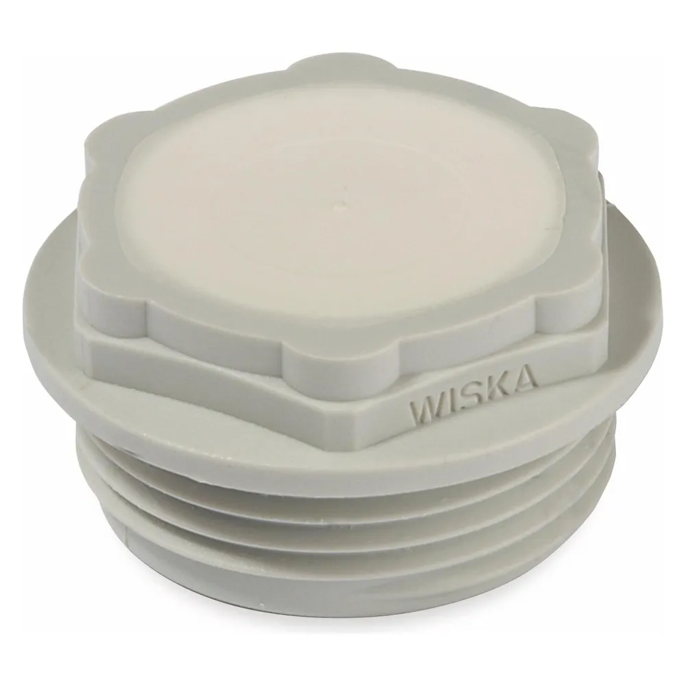 WISKA Membranschraube, 10062568, EMS 20, RAL 7035, Lichtgrau