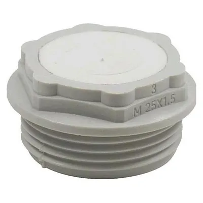 WISKA Membranschraube, 10062569, EMS 25, RAL 7035, Lichtgrau