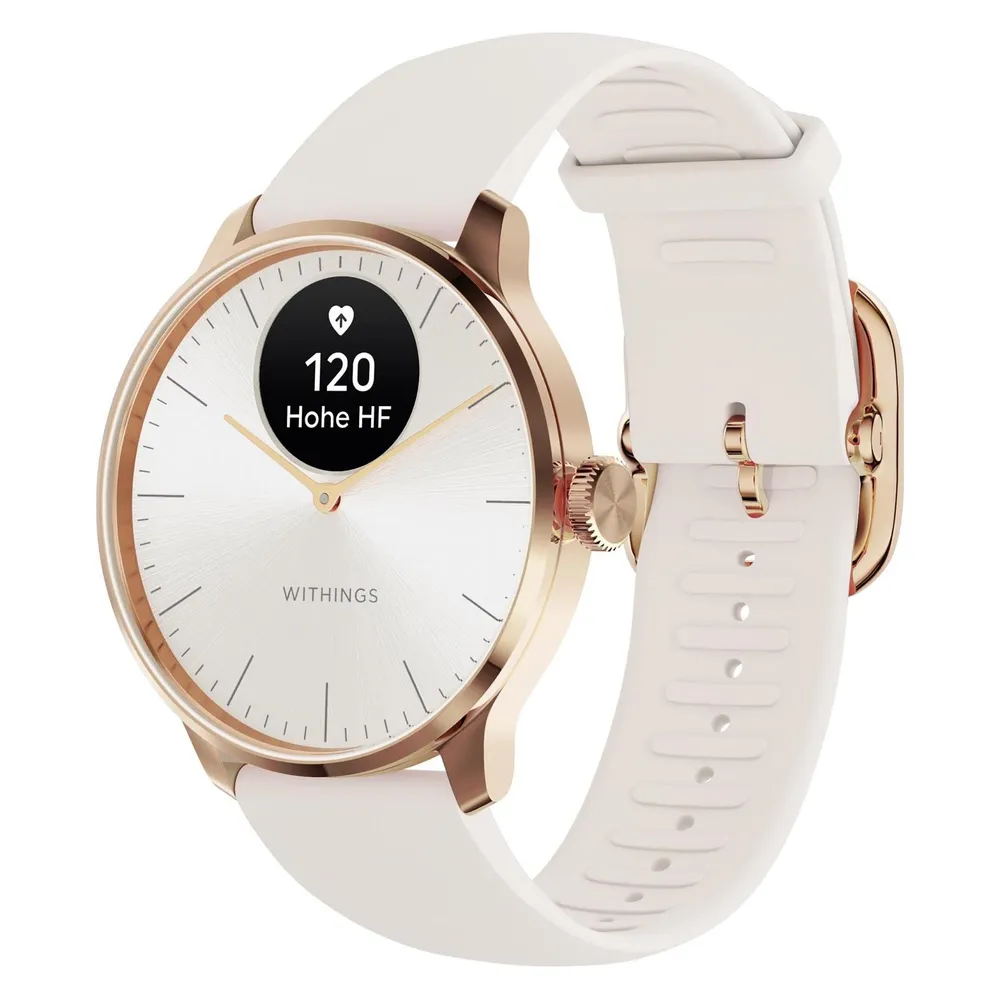 ScanWatch Light 37mm Rosegold weiß Smartwatch