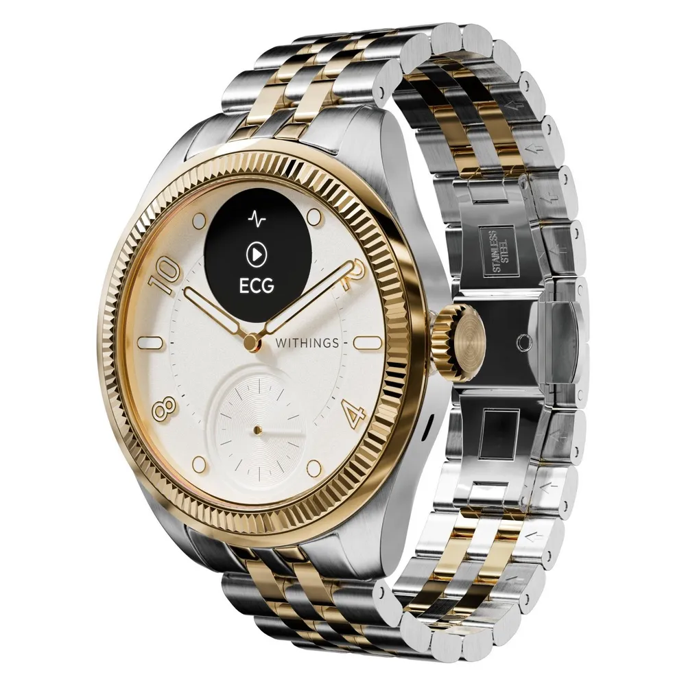 ScanWatch Nova Brilliant 39mm Titanium Silver Smartwatch