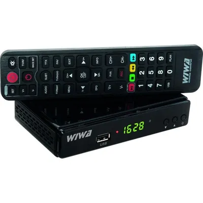 TV-Tuner Wiwa H.265 DVB-T2 Full HD Schwarz