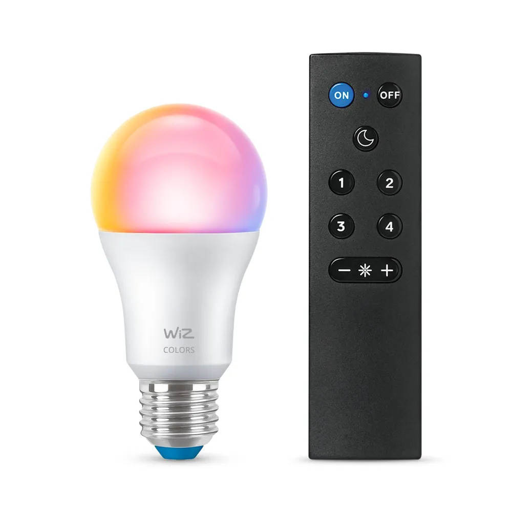 Lampe 8,5 W (entspr. 60 W), A60, E27, Fernbedienung, RGB