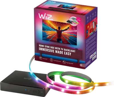 WiZ HDMI Sync Box + Lightstrip für 55- bis 65-Zoll-Fernseher