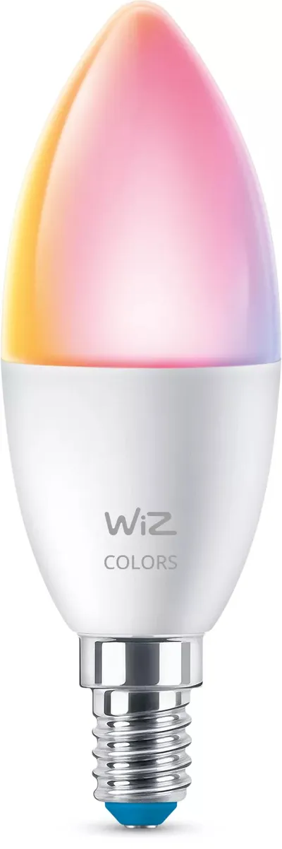 WiZ 40W E14 Kerzenform Tunable Farbig - Weiß