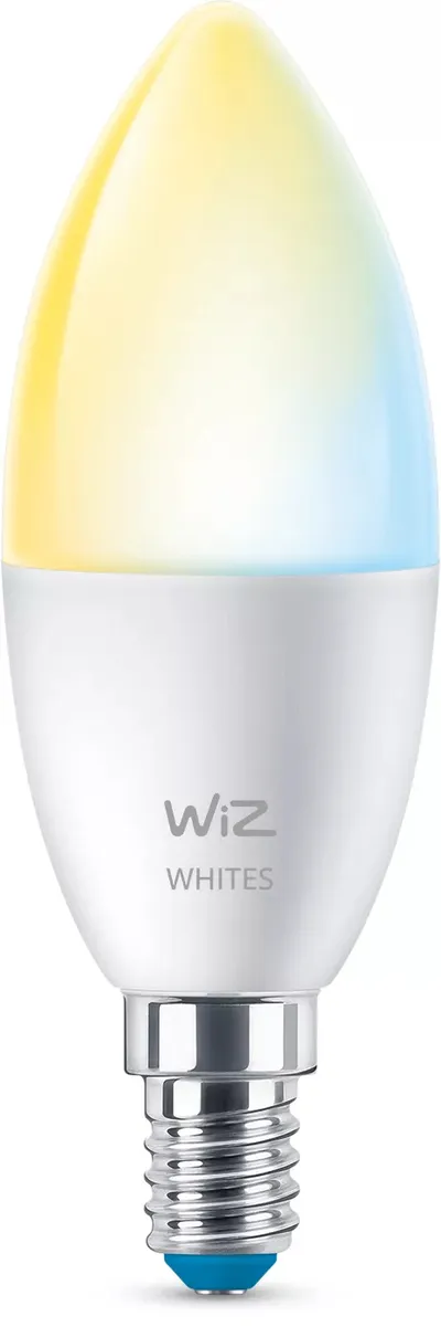 WiZ 40W E14 Kerzenform Tunable Weiß - Weiß