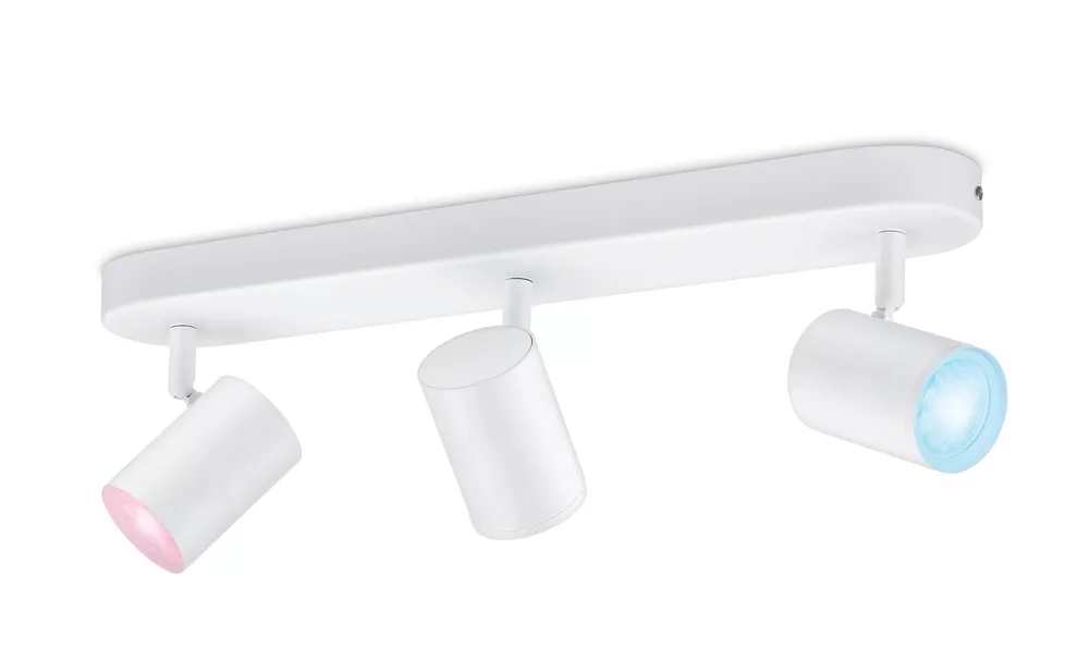 WiZ IMAGEO Spots Deckenleuchte Tunable 3x 5W Weiß - Weiß