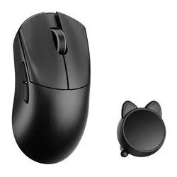 Ratón WLMouse HUAN kabellos 8000Hz optisch schwarz 5 programmierbare Tasten