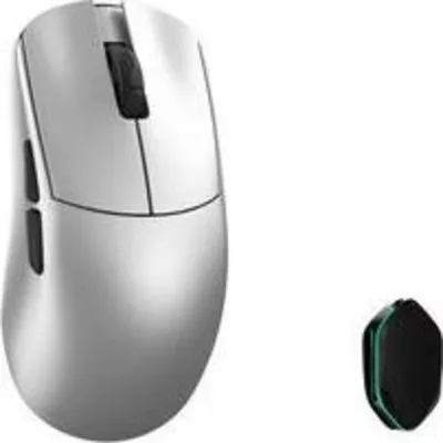 Maus WLMouse Ying Silver RF Wireless 8000 Hz Optisch Programmierbar Silber