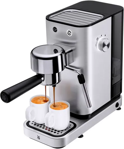 WMF Espressomaschine LONO, kompakt, elegant, 15 bar, 1350 Watt, Milchschaumdüse, Cromargan