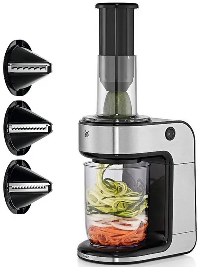 WMF Spiralschneider KULT X, 80 W, mit 3 Schneideeinsätzen