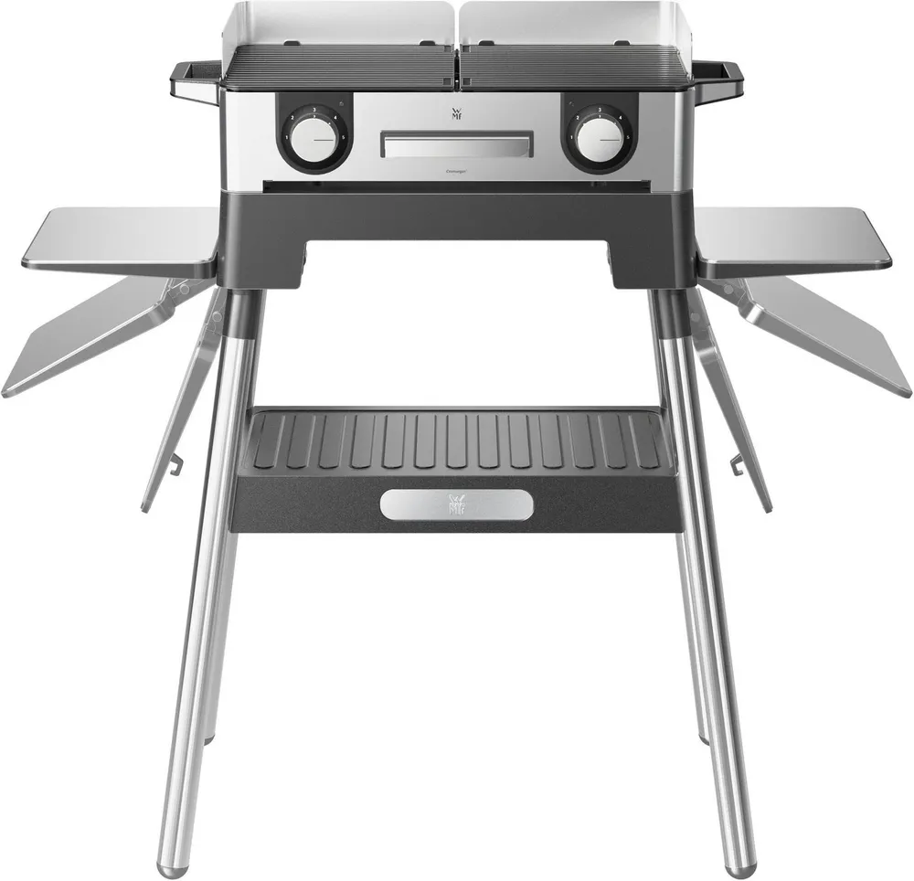 WMF Standgrill Lono Master, inkl. Standfuß, 2400 W, antihaftbeschichtete Aluminium-Gussplatten, Outdoor geeignet