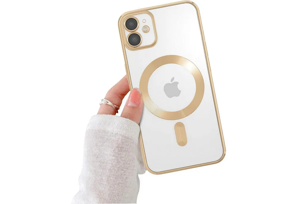 Wörleonline Handyhülle für Apple iPhone 11 mit integriertem Kameraschutz, TPU Schutzhülle, MagSafe kompatible Hülle