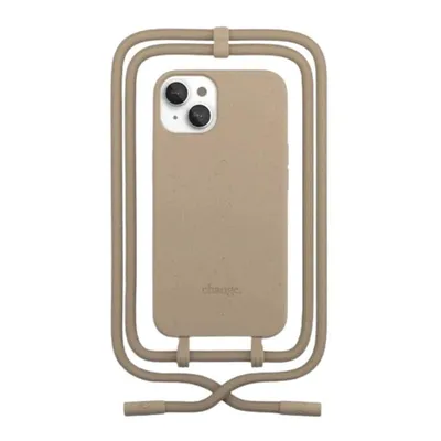Funda para móvil Woodcessories Change Case Cover Holz Braun für iPhone 14