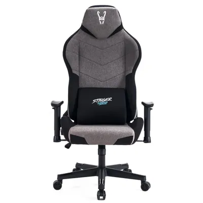 Woxter Stinger Station Titan Gaming-Stuhl aus schwarzem Stoff