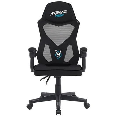 Woxter Stinger Station Sense Ergonomischer Gaming-Stuhl, schwarzer Stoff