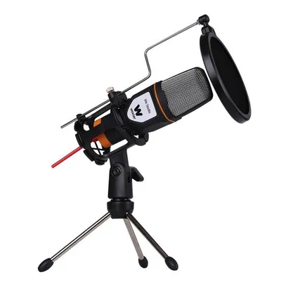 Woxter Mic Studio-Kondensatormikrofon, Schwarz