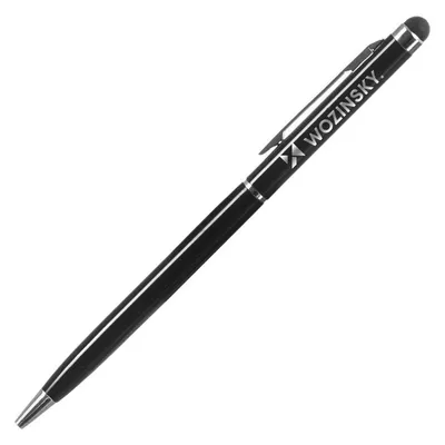 Tasten-Stift Wozinsky Tab Scriber Black mit integriertem Kugelschreiber